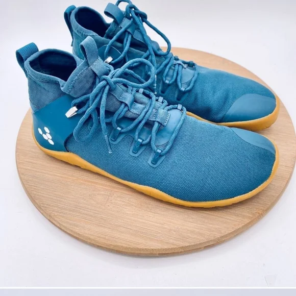 Vivo Barefoot Blue Hi Top Minimalist Sneakers - Picture 8 of 11